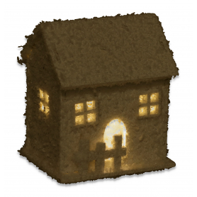 Drewniany zimowy domek HY5897 HY5891