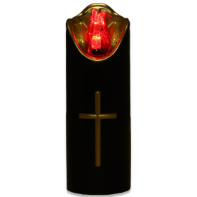 Wkład LED Rico 15cm z bateriami Black+Gold Red 2/23/LUX-BAT/BG-R