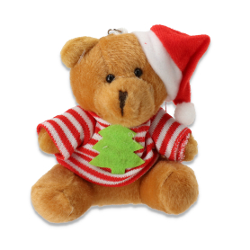 Breloczyk tekstylny miś 10,5cm 04284 DYS2304284