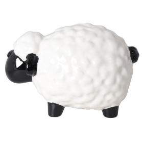 Owieczka ceramiczna biało-czarna 69487
