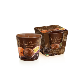 Świeca zapachowa w szkle Chocolate        Paradise 115g 07855 Świeca zapachowa w szkle Chocolate Paradise 115g 07855