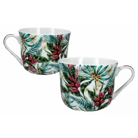 Filiżanka śniadaniowa ze spodkiem -       Botanica (FBCh) 703-1519