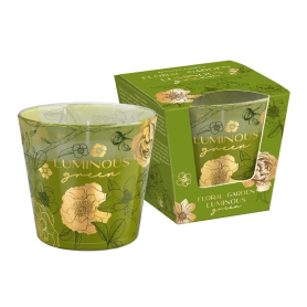 Świeca zapachowa w szkle Floral Garden    115g 7979 Świeca zapachowa w szkle Floral Garden 115g 7979