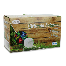 Girlanda solarna 20led motyl 6m SW34C47-04