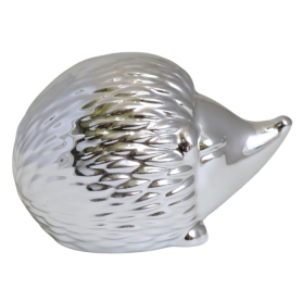 Jeż ceramiczny srebrny 78090