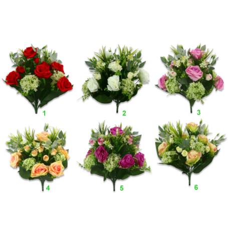 Kwiaty sztucznebukiet róża z dodatkiem AFL0948