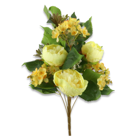 Duży bukiet płaski piwonia z dodatkami f10-1