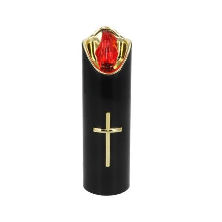 Wkład LED RICO 17,5cm z bateriami Black   + Gold Red 3/23/LUX-BAT/BG R