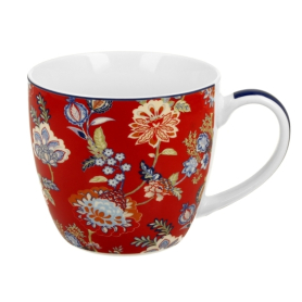 Kubek 460 ml w koszyczku sahat red 46595