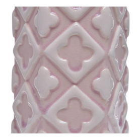 Wazon butelka różowa 14758