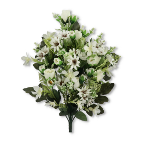 Duży bukiet płaski róży pąk i dodatki LR23297002