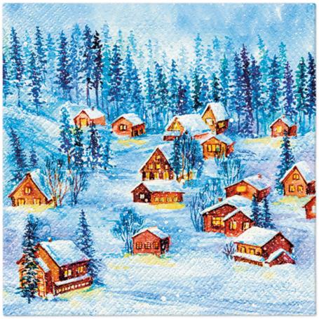 Serwetki winter houses SDL236000