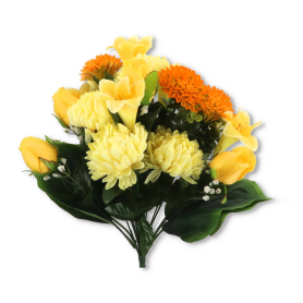 Bukiet Chryzantema  Lila Róża x18 MLR18_mix1