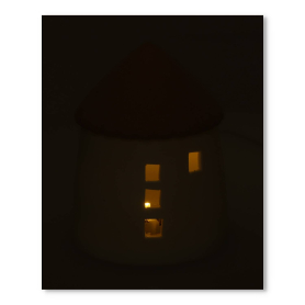 Ceramiczny domek Led LE126231026