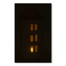 Ceramiczny domek Led LE126231017
