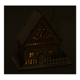 Drewniany domek LED HY-6385