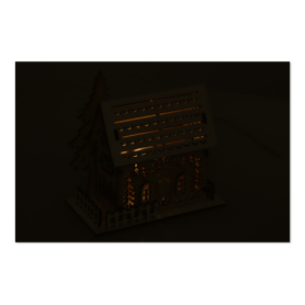 Drewniany domek LED HY-6383