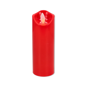 Świeca Led ruchomy płomień 5x15cm na      betrie RED 12/23/WAX-R