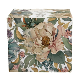 Kubek na stopce peony white