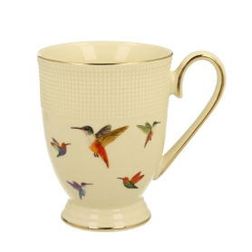 Kubek ecru kolibry