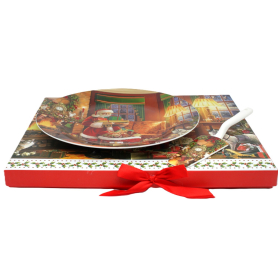 Patera z łopatką do ciasta świąteczna PL-6613