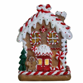Domek piernikowy Led 12,5x9,5x17cm 7930