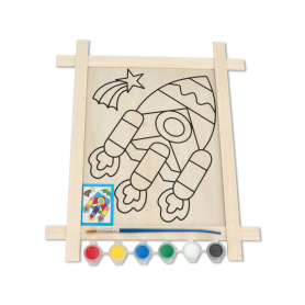 Drewniany obrazek do kolorowania HY-6733