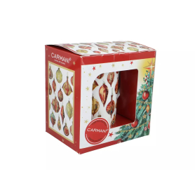 Kubek świąteczny Classic - Bombki         (CARMANI) 219-9099