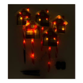 Domki świecące Led 5szt 441638