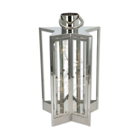 Latarnia metalowa Led WB987-41.5 SILVER