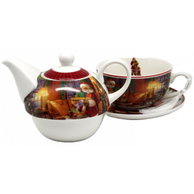 Komplet dzbanek filiżanka ze spodliem PL-6606