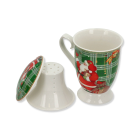 Kubek zaparzacz z przykrywką PL-2907