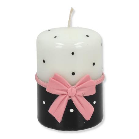 Świieca klubowa 90/58 Lovely Pink         biała/czarna