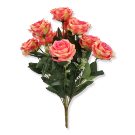 Bukiet róż x10 z dodatkami DL030104