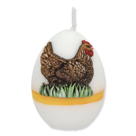 Świeca Kurka Jajko A pomarańczowy