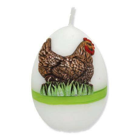 Świeca Kurka Jajko A zielony