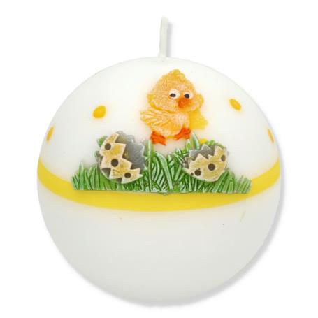 Świeca Kurczak kula K10 żółty