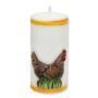Świeca Kurka WŚ7 pomarańczowy
