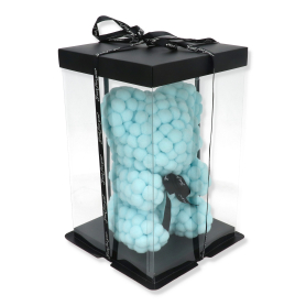 Miś dekoracyjny K2024-052302--25CM BLUE