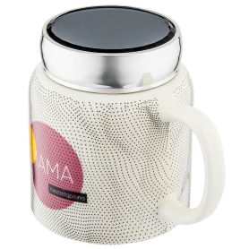 Kubek z zakrętką i lusterkiem 450 ml mama niezastąpiona 01010032739