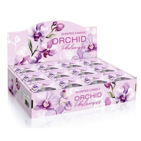 Świeca zap. w szkle Orchid Phalaenopsis   115g