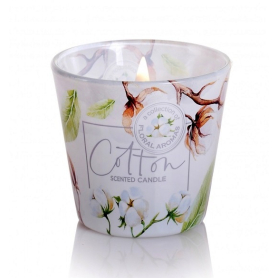 Świeca zapachowa w szkle cotton 115g 8275