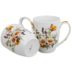 2 Kubki Kosz Kwiatów DAISY 2 Kubki Kosz Kwiatów DAISY