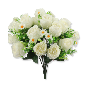 Bukiet róży x18 z dodatkami FLJ008