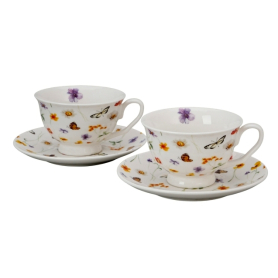 Filiżanki Royal ze spodkami MELODY 2szt/kpl