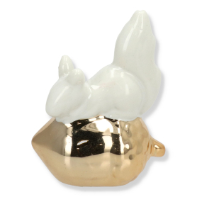 Wiewiórka biała na złotym orzeszku 87023