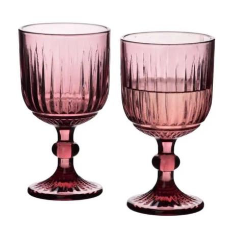 Komplet 4 kileliszków 350 ml ELISE        PURPLE HTIA0220