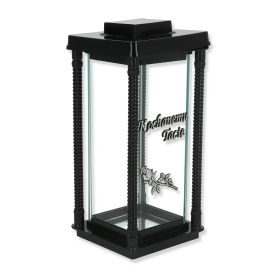 Znicz Latarnia szklana + kolumny TORINO