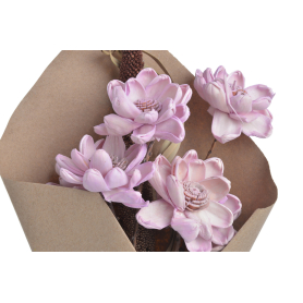 Shola Poppy Flower 8cm 6sztbukiet 55cm 64CAN1665