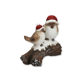 Ptaszki na gałęzi figurka ceramiczna led GW4839118